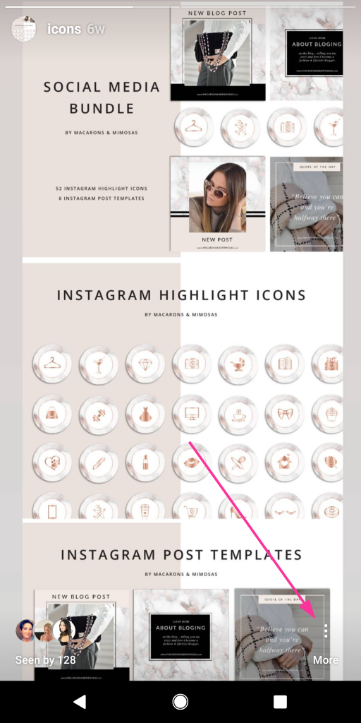 Design your instagram with pretty highlight covers editable in canva. Customize Instagram Highlight Cover