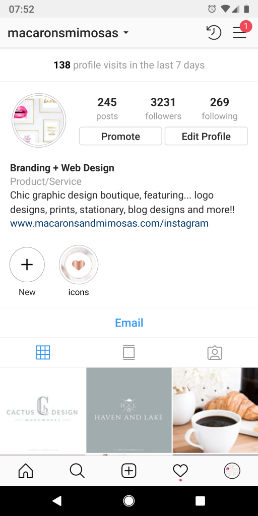Now all you need to do is follow the same process for all of the highlights you want. This simple and easy way to brand your Instagram story highlights helps you create valuable content that can live forever on your profile!

It’s super easy to customize your Instagram story highlight covers… and now your Instagram story highlights will look a lot more branded, streamlined and will be easier for your followers to navigate.