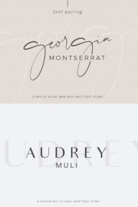 Free Font Pairings