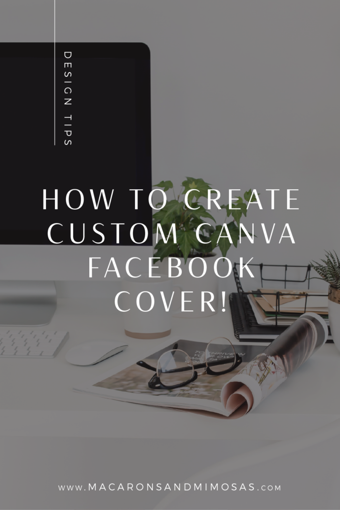 How to create a custom Canva facebook cover