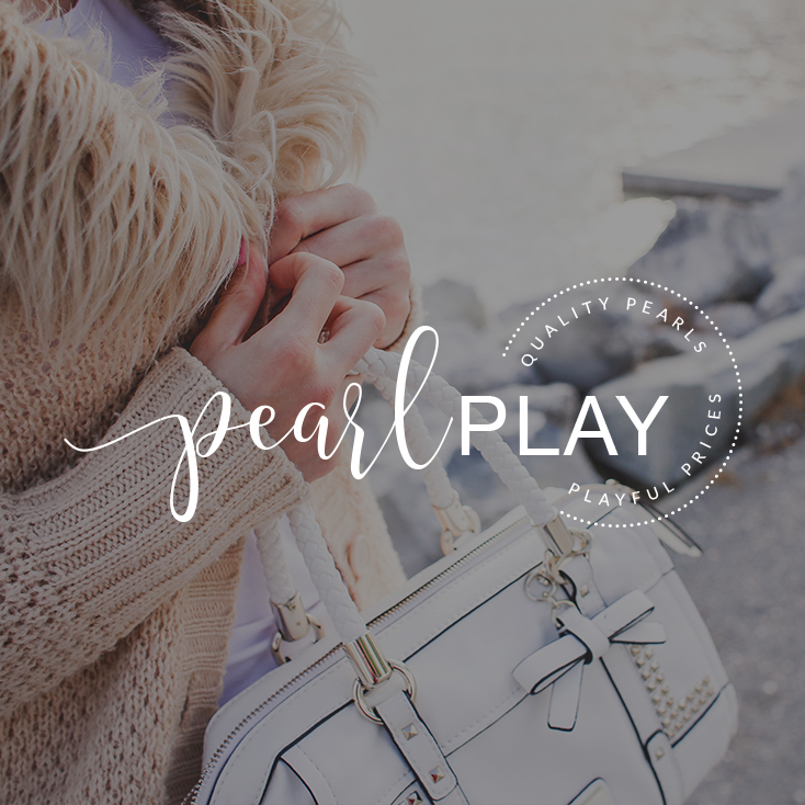 Pearl play jewelry logo design and branding