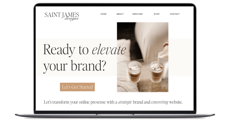 branding and web design for small business, photography and Shopify Themes