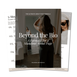 Beyond the Bio Your Guide on How to write an About Page that Stands out