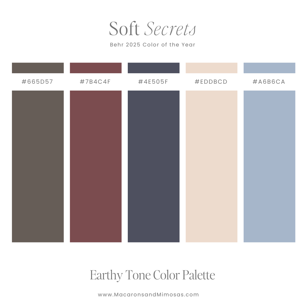 Behr 2025 Color Palette for Websites