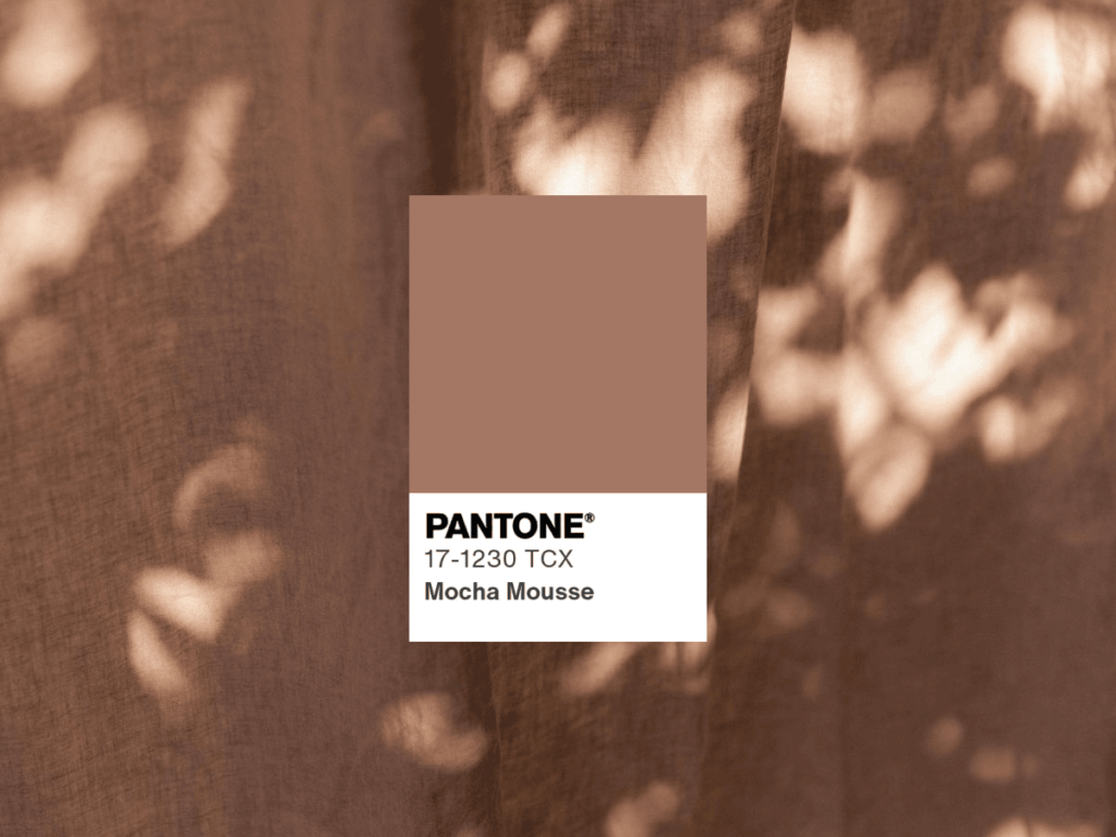 Pantone’s 2025 Color of the Year is Mocha Mousse (Pantone 17-1230)