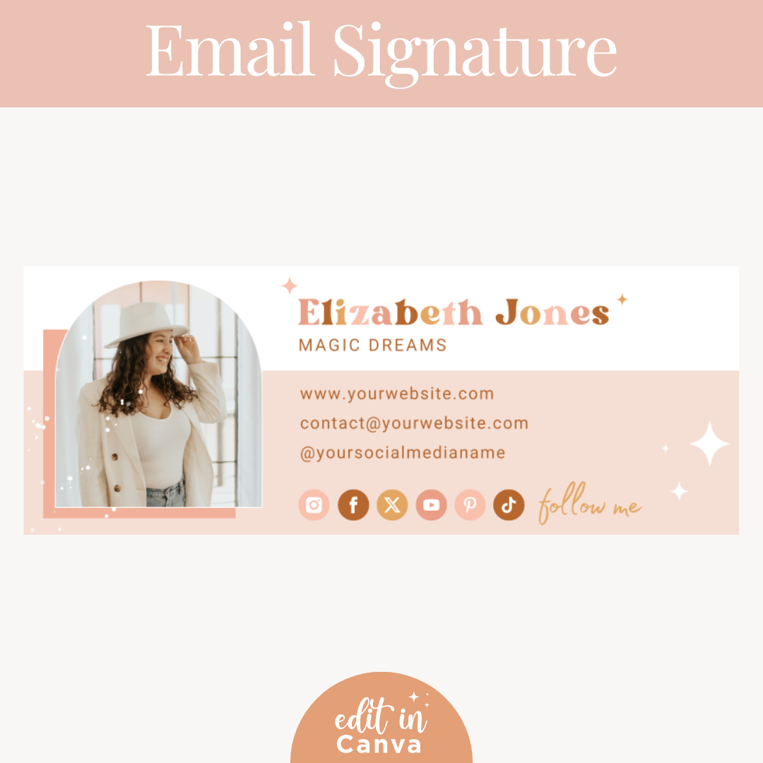 Boho Email Signature