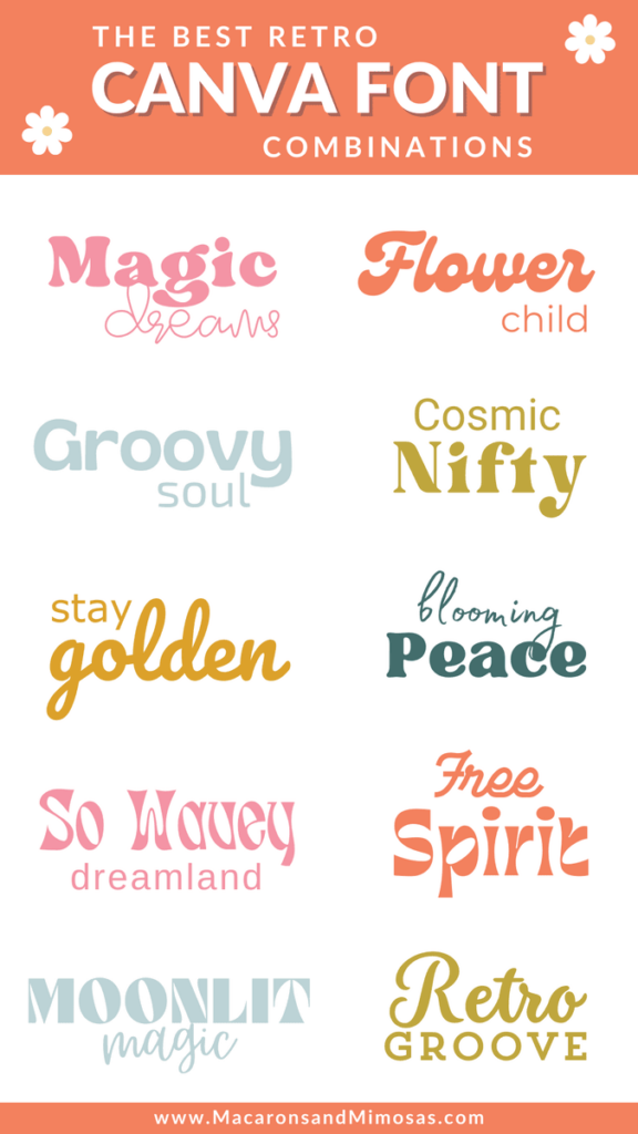 Best Free Groovy Retro Canva Fonts