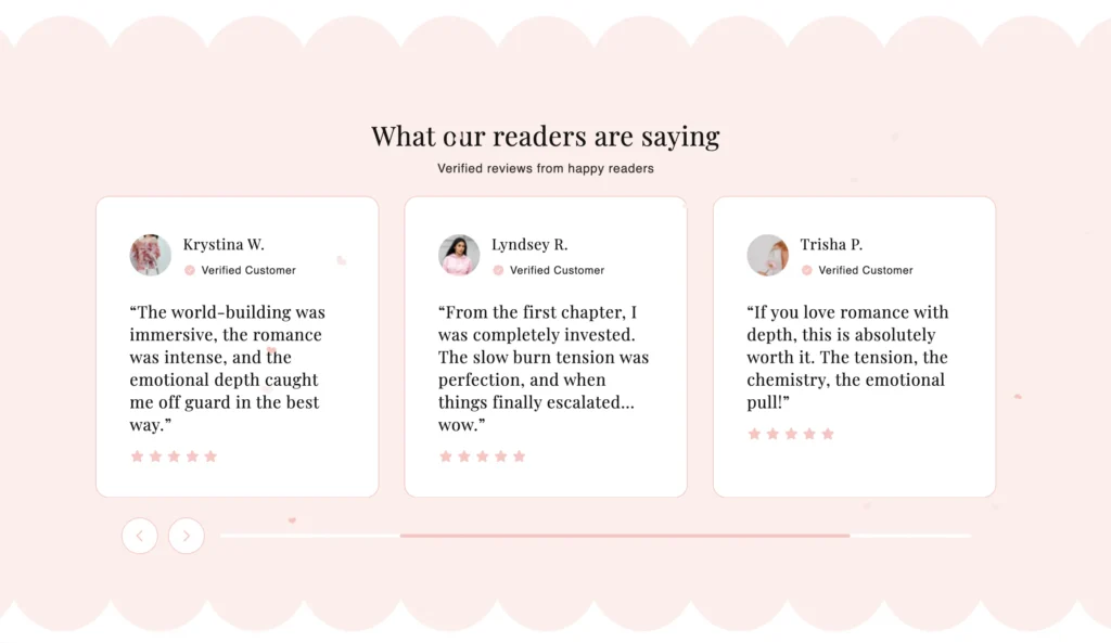 Built-In Reviews Slider for Shopify theme