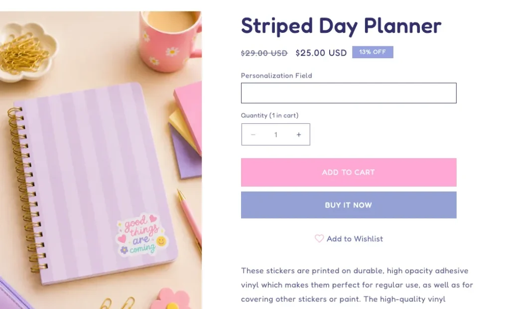 How to add Shopify Product Personalization Fields and checkbox to theme
