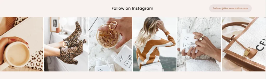 Shopify Custom Social Media Grid for Instagram