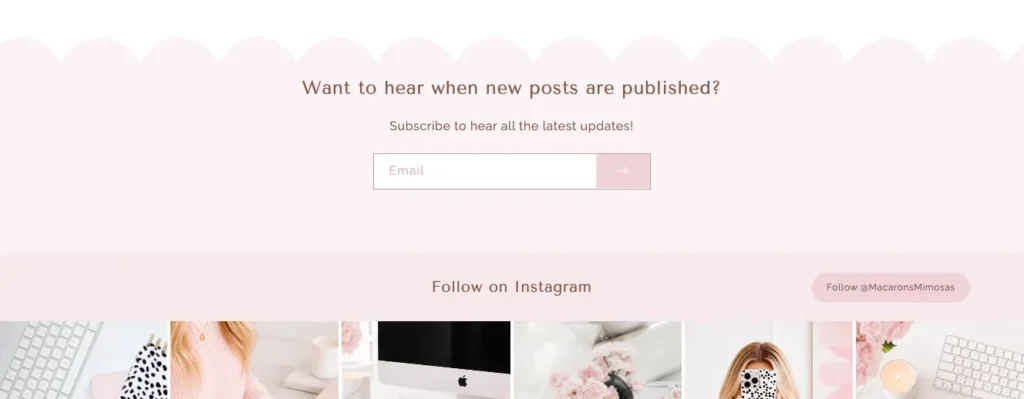 Animated divider section for Shopify Theme