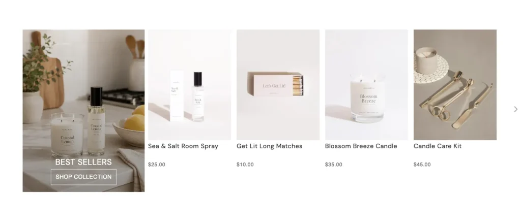 Featured Collection Slider for Shopify themes