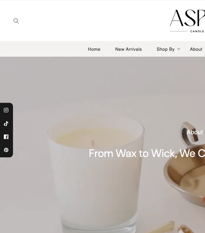 Floating Social Media Icon Bar for Shopify