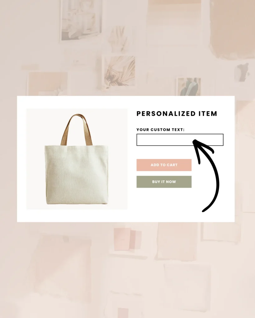How to Add a Personalization Text Box to Your Shopify Products