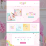 Shopify Cute Bright Rainbow Theme for Lemonade Stand