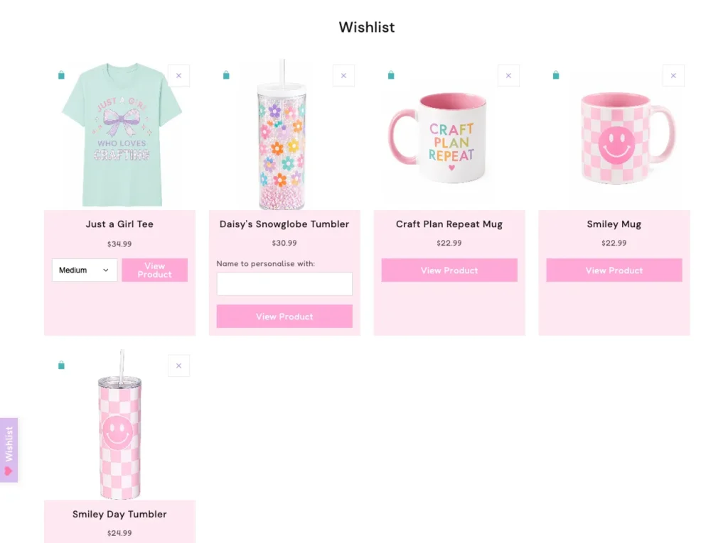 Wishlist Feature for Shopify Theme