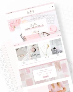 Prettiest Rose Gold Shopify Theme for Boutiques & Girly Brands