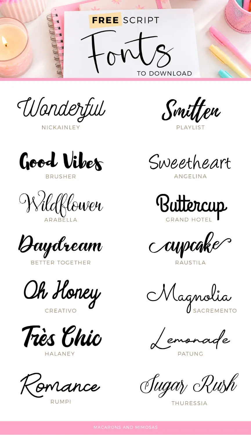 14 best free script and handwritten fonts for commercial use